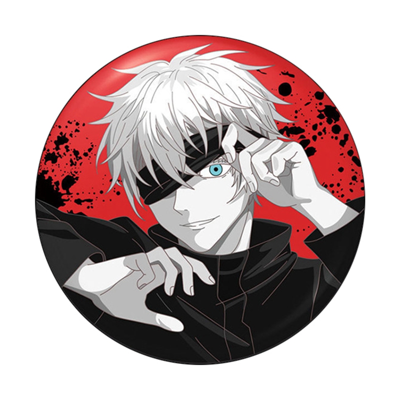 Huy hiệu cài áo nhân vật Jujutsu Kaisen trong anime MEGUMI đáng yêu
