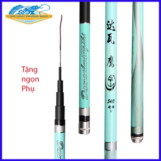 ( Tặng Ngọn Phụ ) Cần Câu Tay Bạo Lực Dawa Chuangshi 6H - Cần Câu Tay cao cấp - Thân Xoắn Carbon X - Độ Cứng 6H CD-08