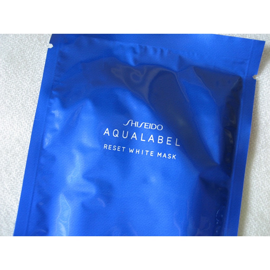 Mask - Mặt nạ Shiseido Aqualabel Xanh - Có bán lẻ