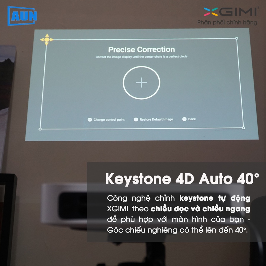 Máy chiếu mini Xgimi Elfin Fullhd 1080p - hỗ trợ 4K HDR,công nghệ DLP, 3D độ sáng cao 800 Ansi lumens