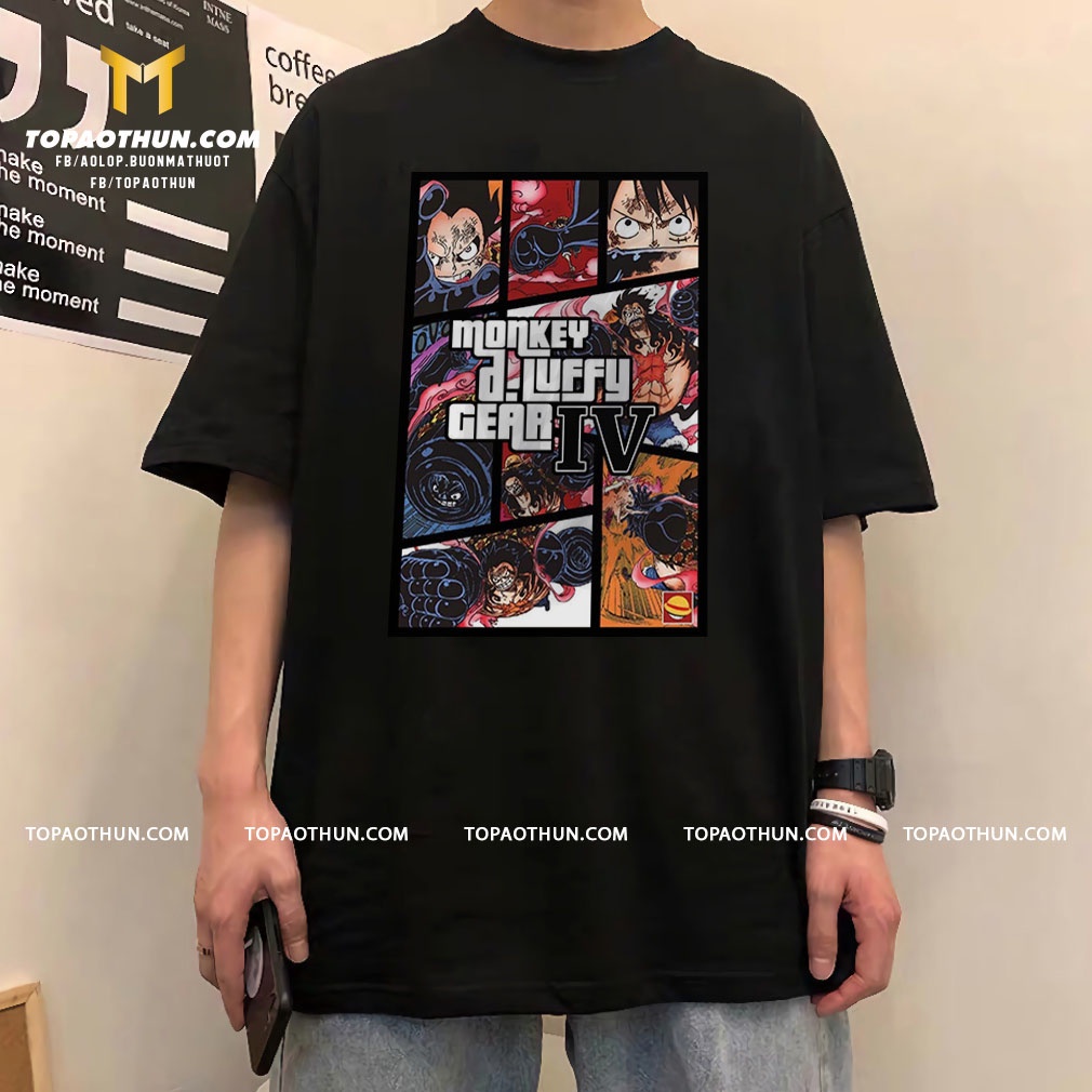 Áo thun Luffy - One pice - Unisex - Top áo thun Cam kết chất lượng sản phẩm
