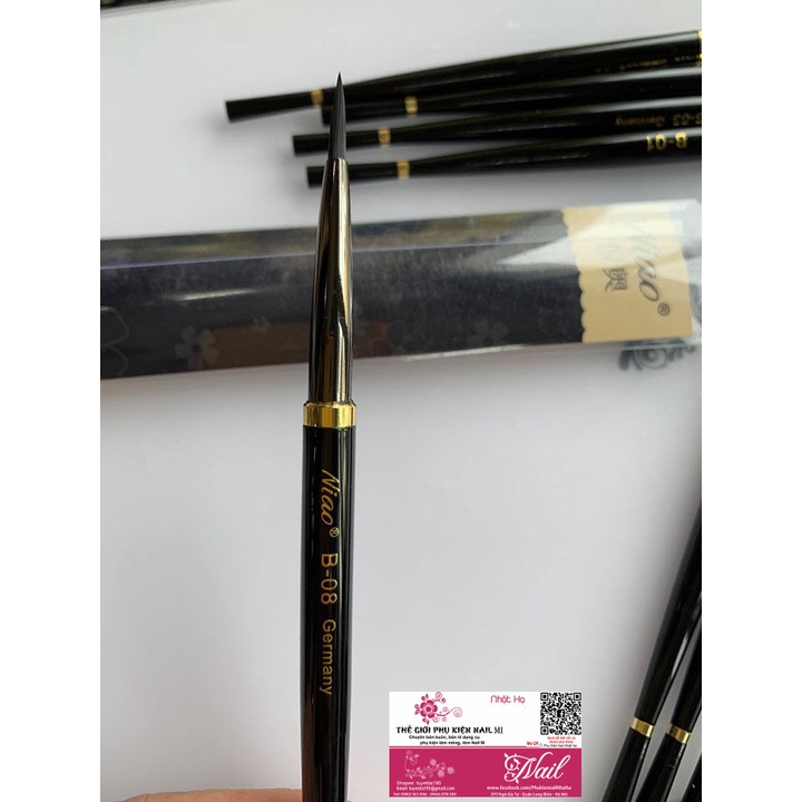 Bút cọ nét vẽ móng nail siêu mảnh niao - Lẻ 1 Cái