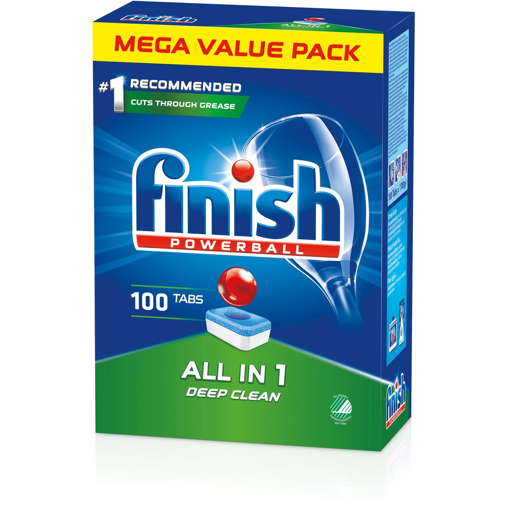 Viên rửa bát Finish All in One dành cho máy rửa chén bát bán lẻ 1 viên