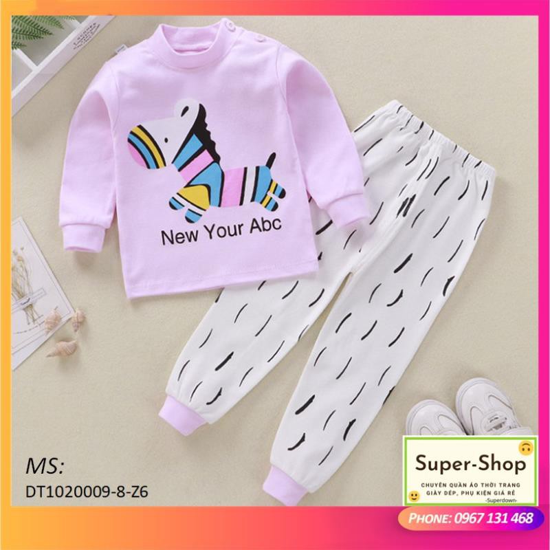 [XẢ HÀNG] Bộ quần áo bé gái thu đông -Super-Shop- Hàng cotton siêu đẹp, siêu cute