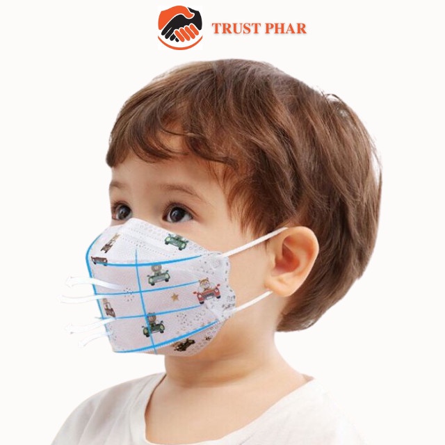 Sét 10 Khẩu Trang Trẻ Em 4D KF94 Kháng Khuẩn, Dễ Thở Hoạ Tiết  Cao Cấp Cho Bé Từ 1-8 Tuổi | BigBuy360 - bigbuy360.vn