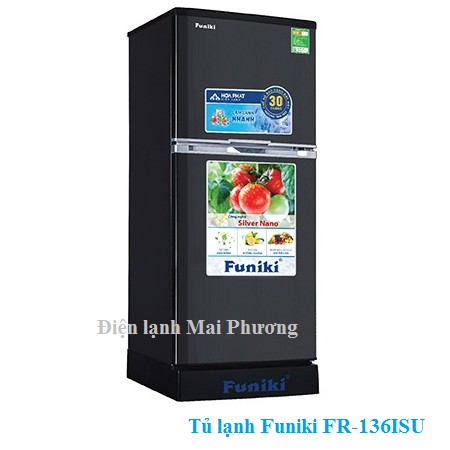 [FREESHIP HN] Tủ lạnh Funiki FR-136ISU 130 lít màu đen - Hàng chính hãng (Bảo hành 30 tháng)