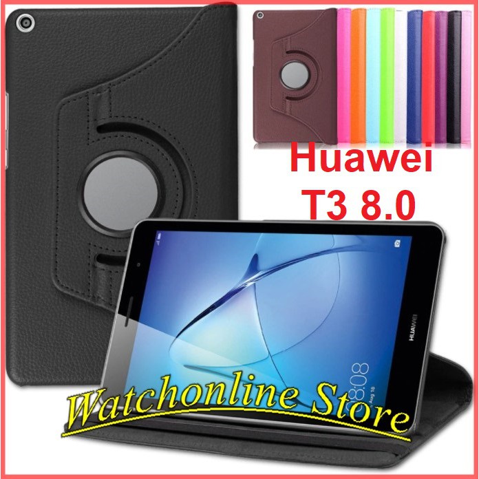 Bao da xoay 360 độ Huawei MediaPad T3 8.0 / T3 10 KOB-L09 KOB-W09