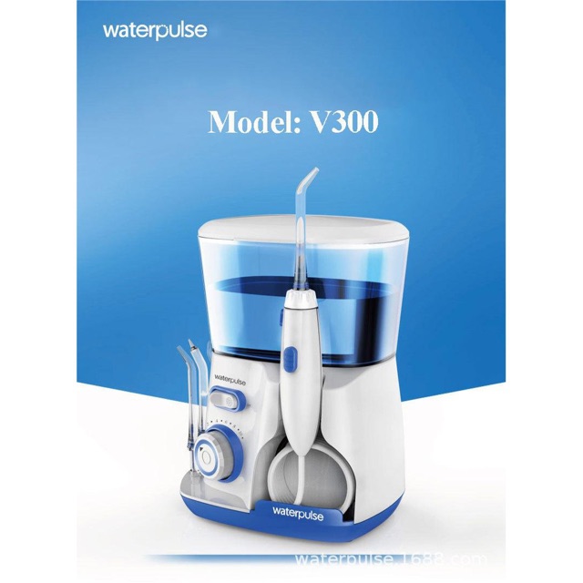 [Mã 154FMCGSALE giảm 8% đơn 500K] [Chính Hãng ] Máy tăm nước Waterpulse V300 phù hợp cho vệ sinh răng miệng gia đình