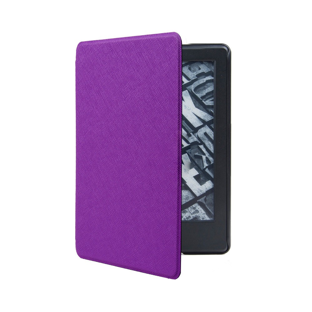 Bao da nắp gập màu trơn siêu mỏng cho Amazon Kindle Paperwhite 4 2018