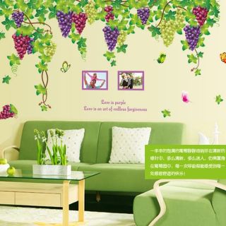 Decal dán tường giàn nho to 2m