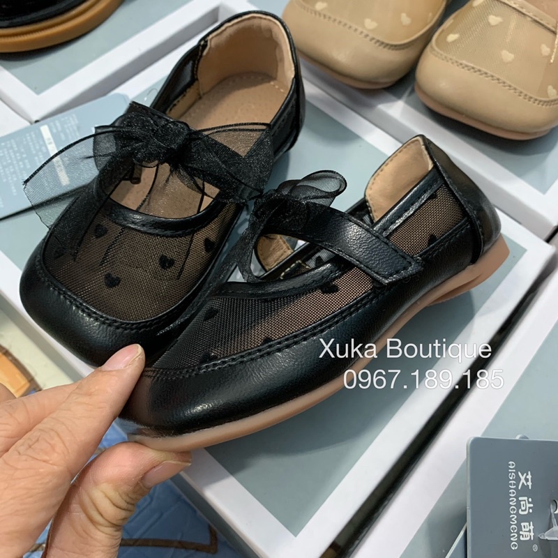 Giày Búp Bê Cao Cấp Bé Gái - Giày Nơ Công chúa Hàn Quốc Siêu mềm siêu nhẹ [Ảnh, Video thật]