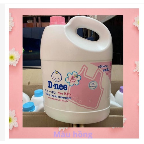 Nước giặt Dnee 3000ml - Giặt xả quần áo cho trẻ sơ sinh