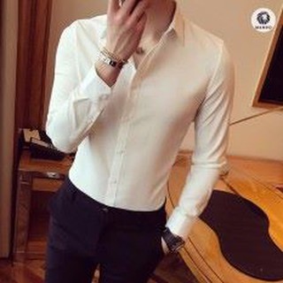 áo sơ mi trắng đen chất cực đep
