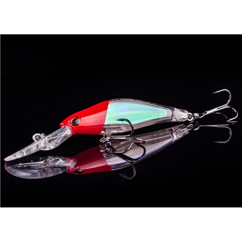 Mồi Câu Cá Giả Bằng Kim Loại 7.3g / 90mm 8 # 0.8-1.5m Kèm Hộp Đựng