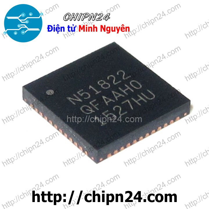 [1 CON] IC NRF51822 QFN-48 (SMD Dán) (NRF51822-QFAA N51822 51822)