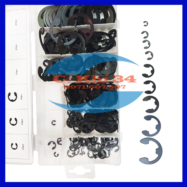 Phanh Phe Chân Trục 300 PC Chữ E - CLIP