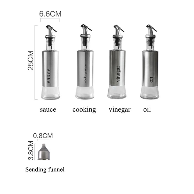 Bình Thủy Tinh Đựng Dầu SWEEJAR Chống Rò Rỉ Tiện Dụng Cho Nhà Bếp