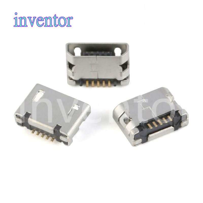 Set 20 Ổ Cắm Micro Usb Type B 5 Pin Mới