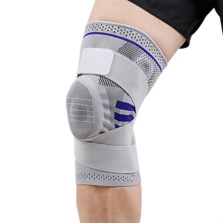 Băng quấn bảo vệ đầu gối bằng silicone tiện dụng khi chơi thể thao