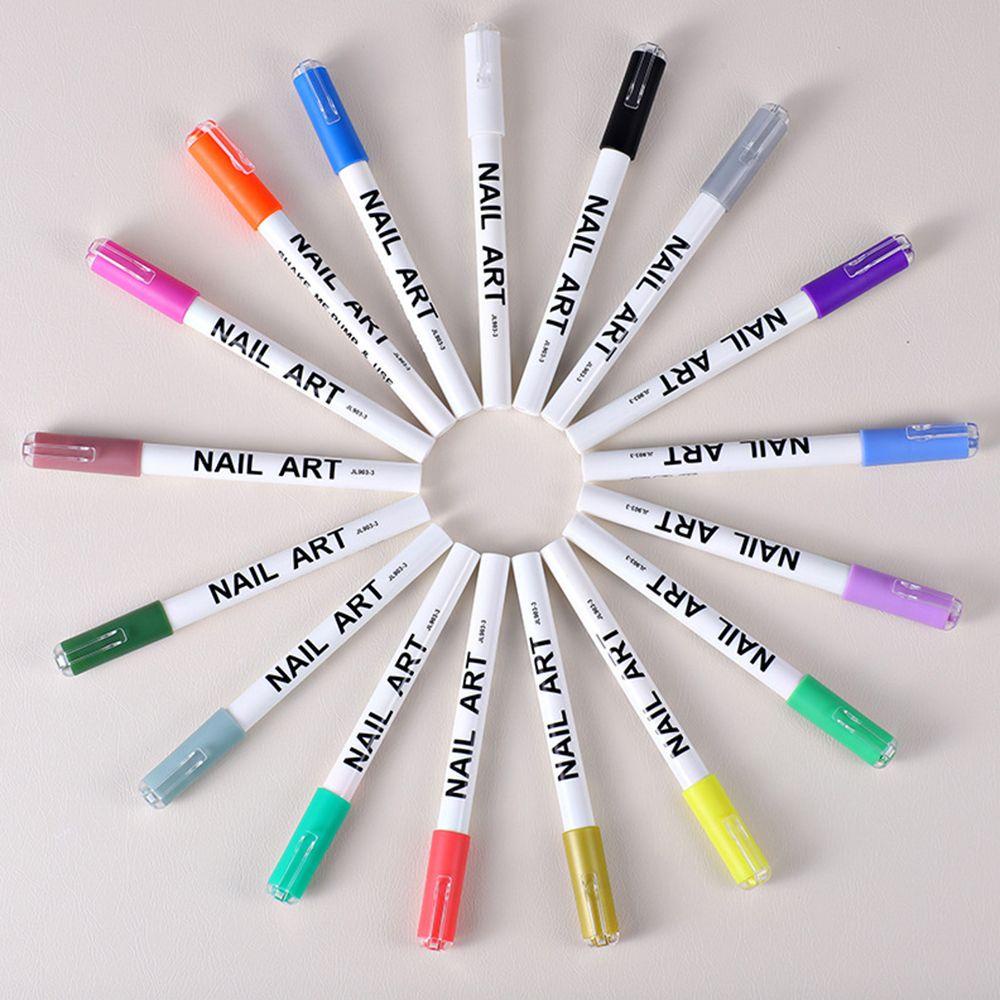 Bút Vẽ Trang Trí Móng Tay Nghệ Thuật Nhanh Khô Chống Thấm Nước Bán Vĩnh Viễn