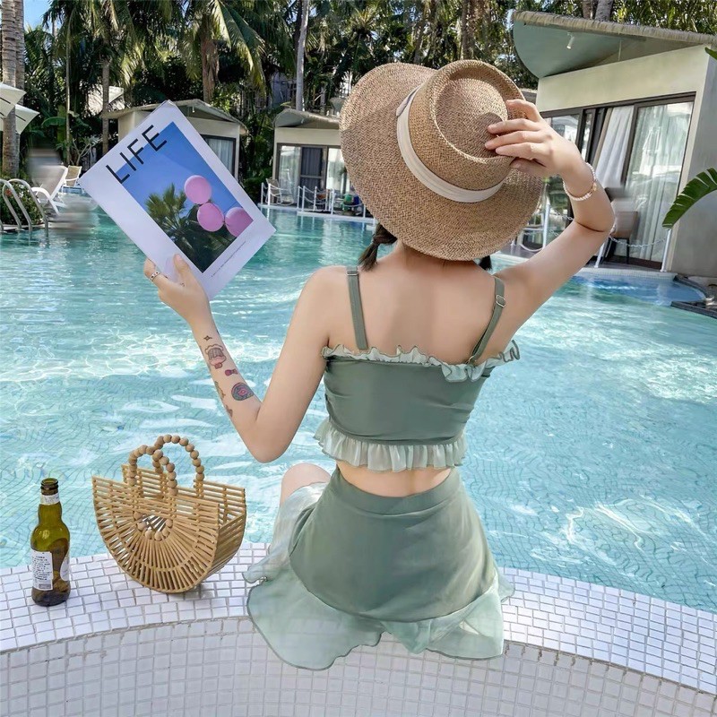 [Tặng Chong Chóng Gắn Mũ Bảo Hiểm] Set Bikini Đồ Bơi Đuôi Cá Đi Biển ~ ORIN ORRIN CLOSET | BigBuy360 - bigbuy360.vn