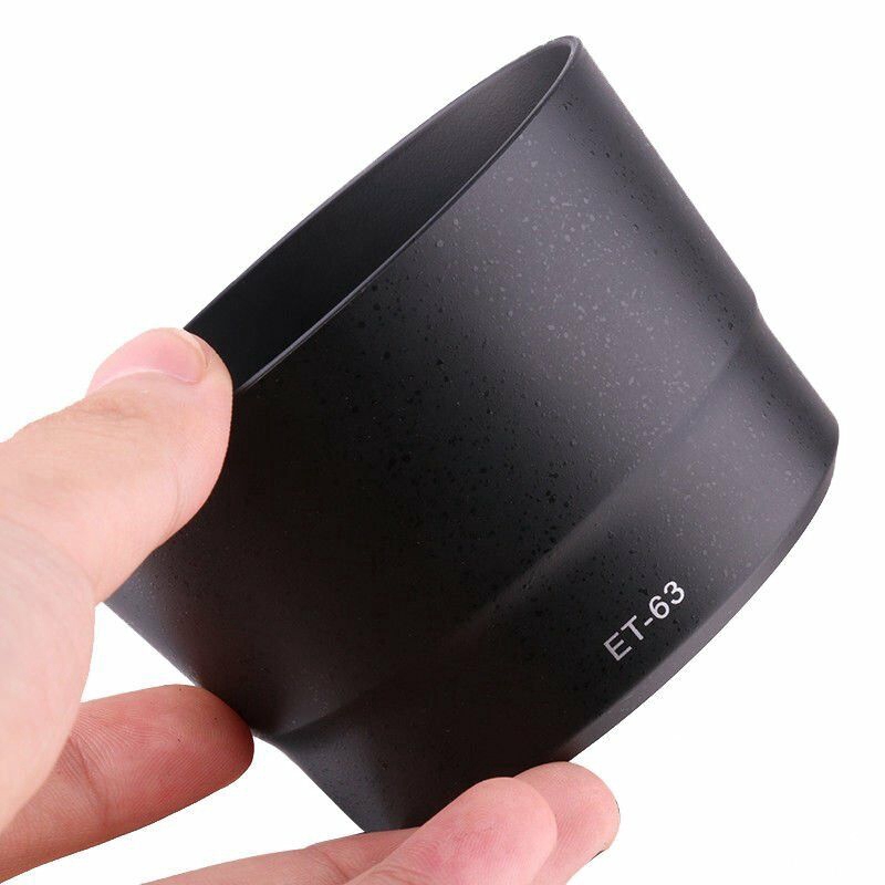 Thay thế nắp che nắng ống kính 58mm cho Canon ET-63 EF-S 55-250mm f / 4-5.6 IS STM