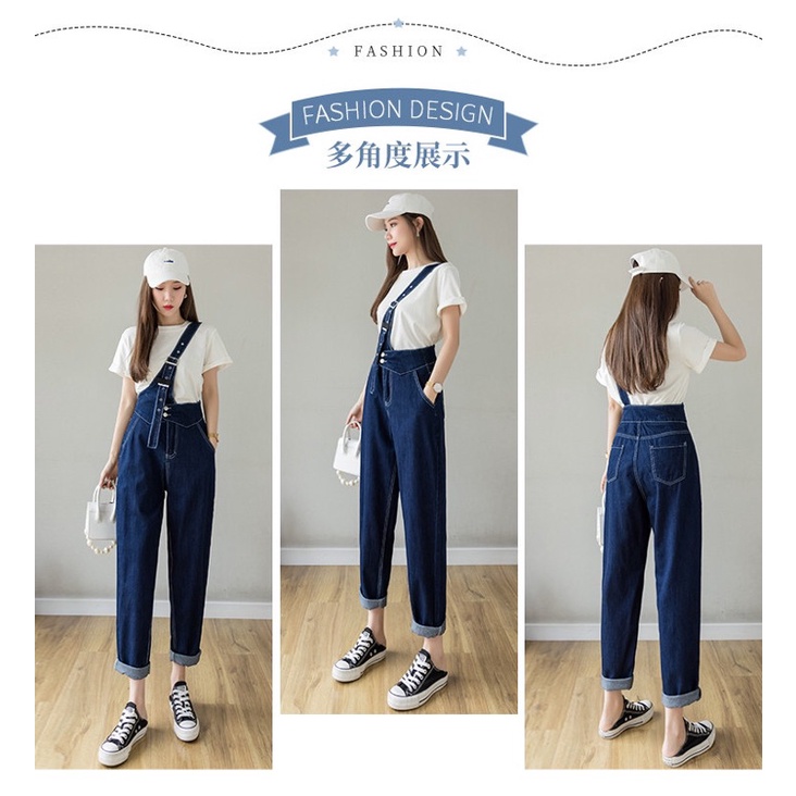 Yếm Quần Bò Dài Siêu Xinh