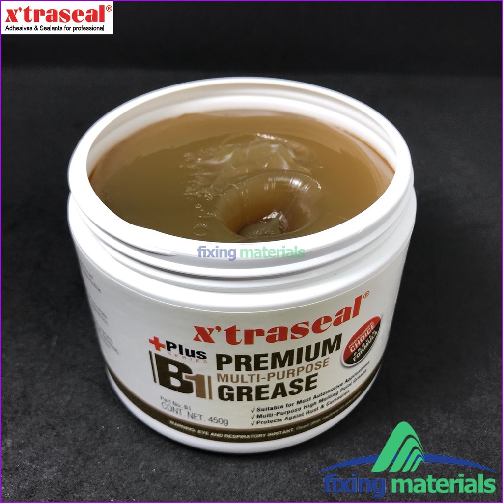 X traseal B1- Mỡ bò chịu nhiệt dạng hủ 450g SX Malaysia, hàng tốt,