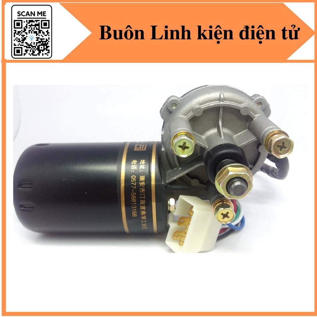 Động cơ giảm tốc 12v 50w, 24v 50w quay gà vịt, chế đồ cực mạnh-siêu bền