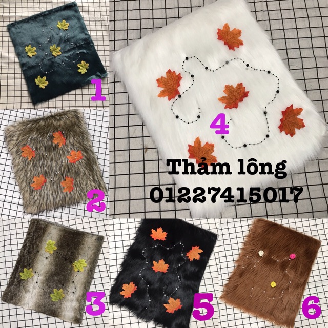 Xả 100k Combo thảm lông chụp ảnh mini