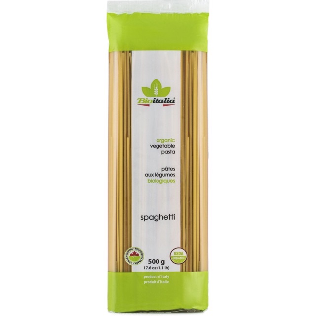 Mỳ ý rau củ hữu cơ 500g