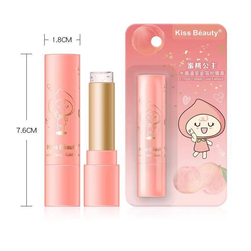 Son Dưỡng KissBeauty Peach Princess dạng thạch | BigBuy360 - bigbuy360.vn
