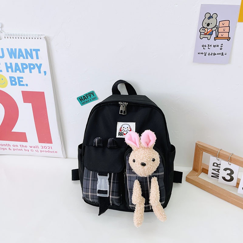 Ba Lô Hình Thỏ Dễ Thương Cho Bé 1-3-5 Tuổi