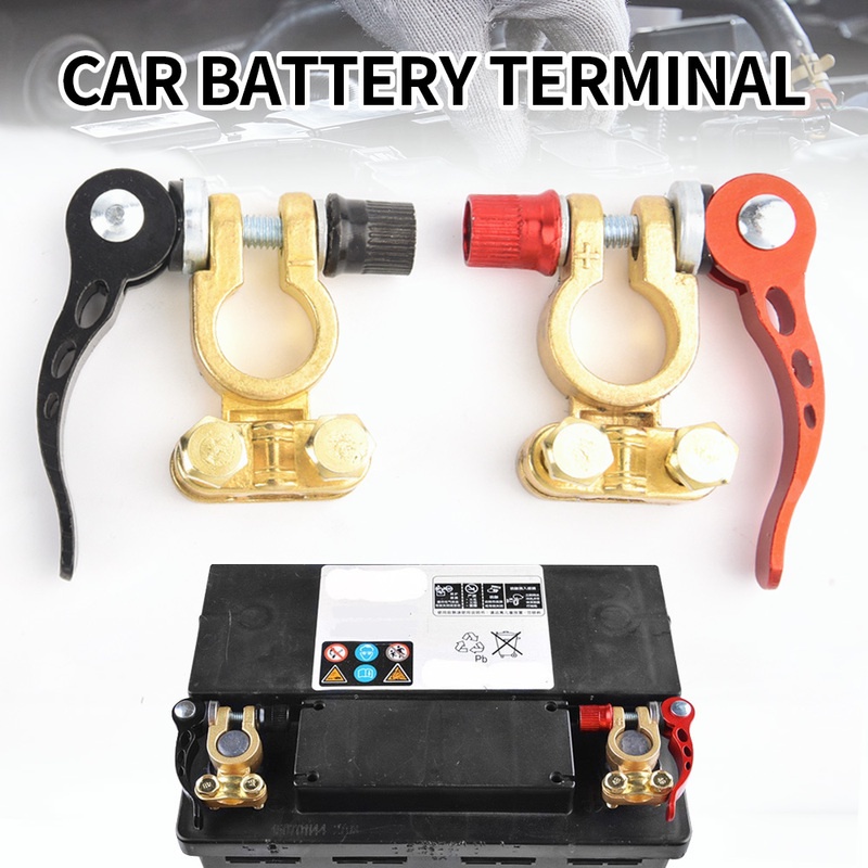 1 Bộ Kẹp Kết Nối Bình Ắc Quy Xe Hơi Xe Máy Tháo Gỡ Nhanh