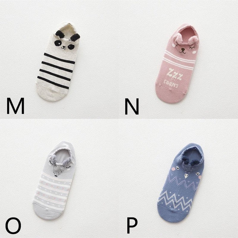 Đôi vớ cotton hoạt hình xinh xắn dành cho nữ