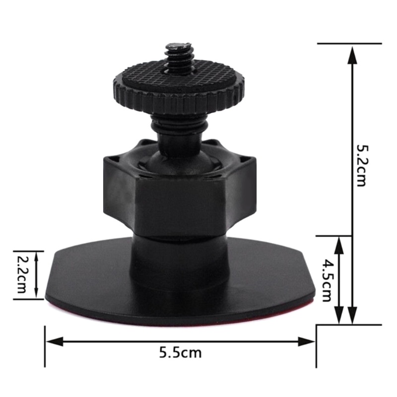 Giá Đỡ Máy Ảnh Kỹ Thuật Số DVR Ốc Vít 1 / 4 Inch Chuyên Dụng Cho Xe Hơi 027 017 H198 K6000