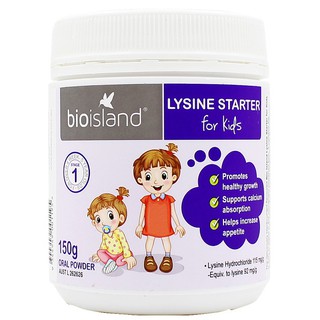 Bột tăng chiều cao cho bé - Bio Island Lysine Starter for Kids 150g
