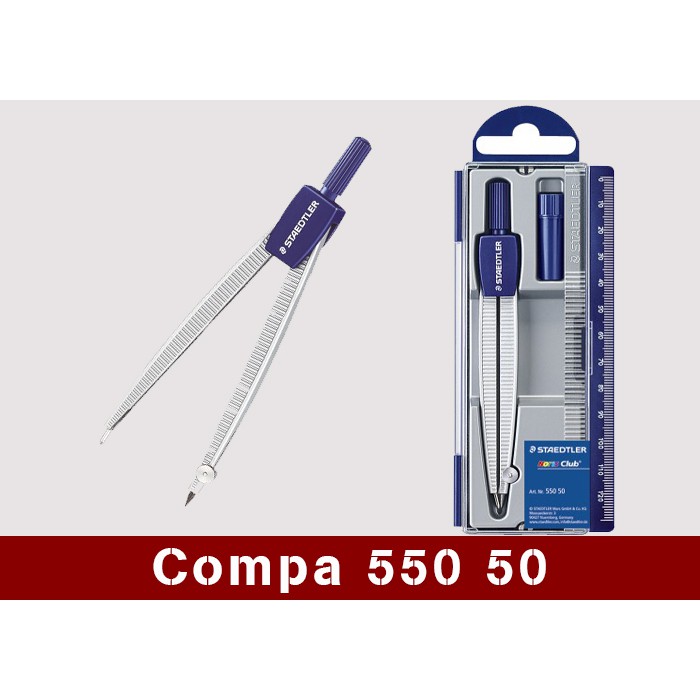 Compa STAEDTLER 550 50 (Sử Dụng Chì Kim, chì gỗ )