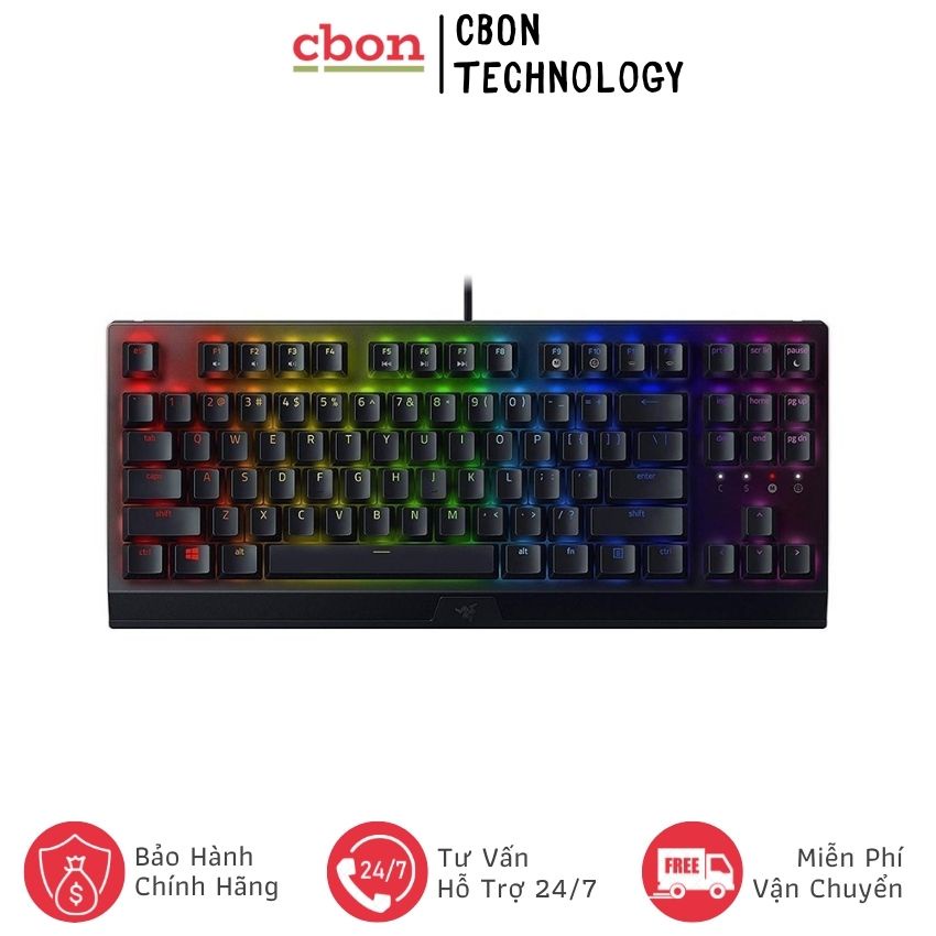 Bàn phím cơ Razer Blackwidow V3 Tenkeyless -CBon Technology- CB004 Giá Tốt, Bảo Hành 24 Tháng