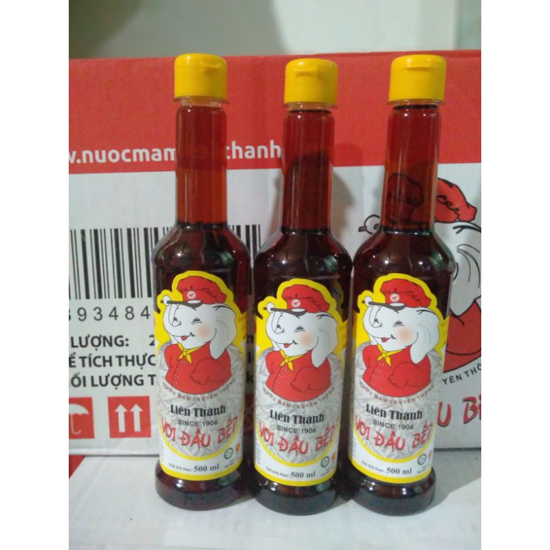 Nước mắm nguyên chất  truyền thống LIÊN THÀNH hiệu voi đầu bếp