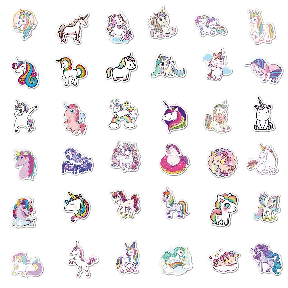 Nhãn Dán Trang Trí Điện Thoại / Laptop / Vali Họa Tiết Hoạt Hình Graffiti