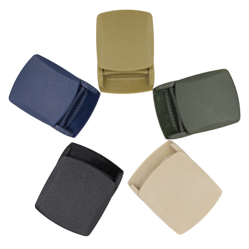 Set 3 Đầu Khóa Thắt Lưng Bằng Nhựa Nilon Thay Thế Cho Tất Cả Loại Vải Rộng 3.8cm