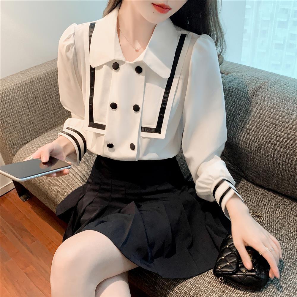 Áo Sơ Mi Voan Plus size Thanh Lịch Theo Phong Cách Mùa Thu Dành Cho Nữ