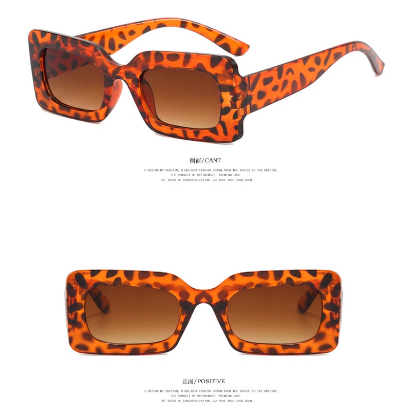 Kính Mát Gọng Vuông Phong Cách Âu Mỹ