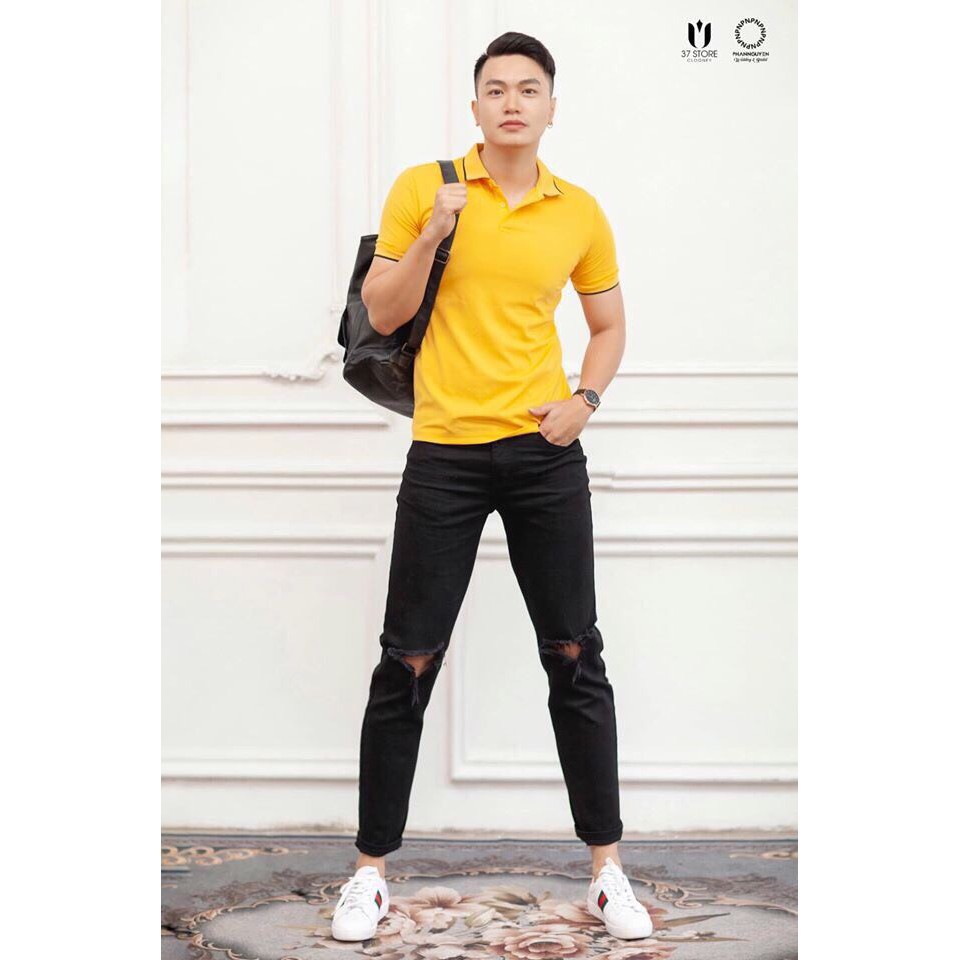 ÁO THUN POLO NAM COTTON CHẤT ĐẸP, ÁO PHÔNG POLO NAM CỔ VIỀN - ACS | BigBuy360 - bigbuy360.vn