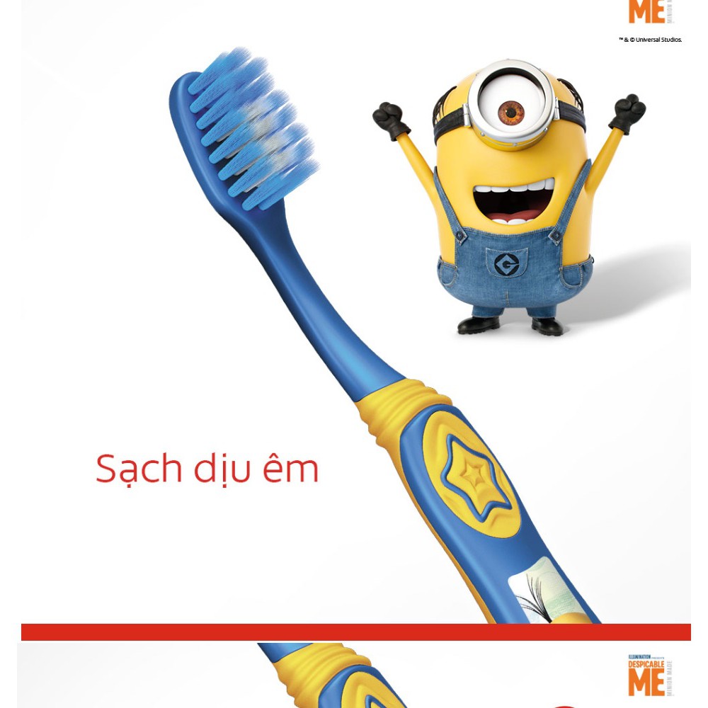 Bộ 2 bàn chải Colgate Minion Twin cho trẻ em