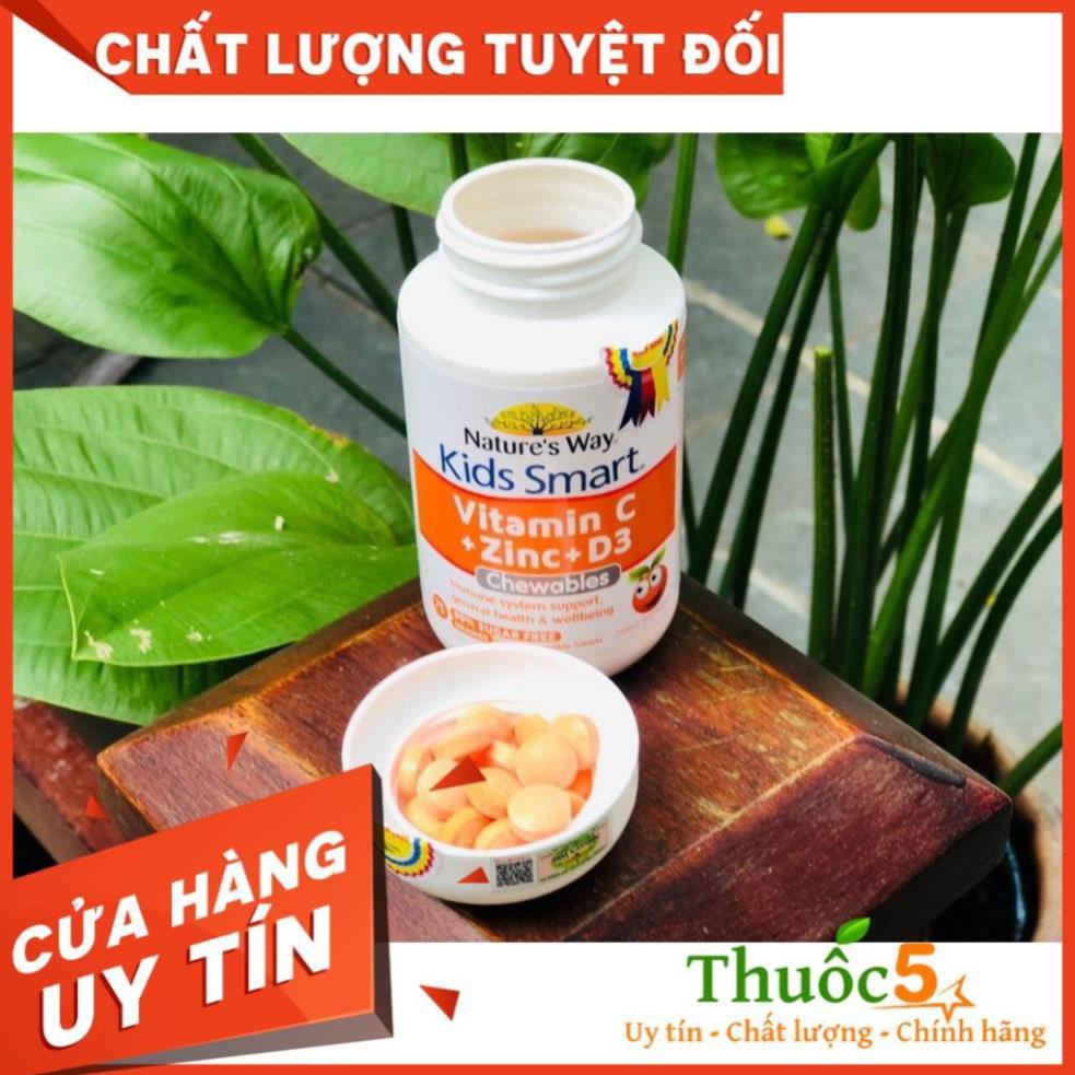 [GIÁ GỐC] Kids Smart Vitamin C + Zinc + D3 - Lọ 75 viên