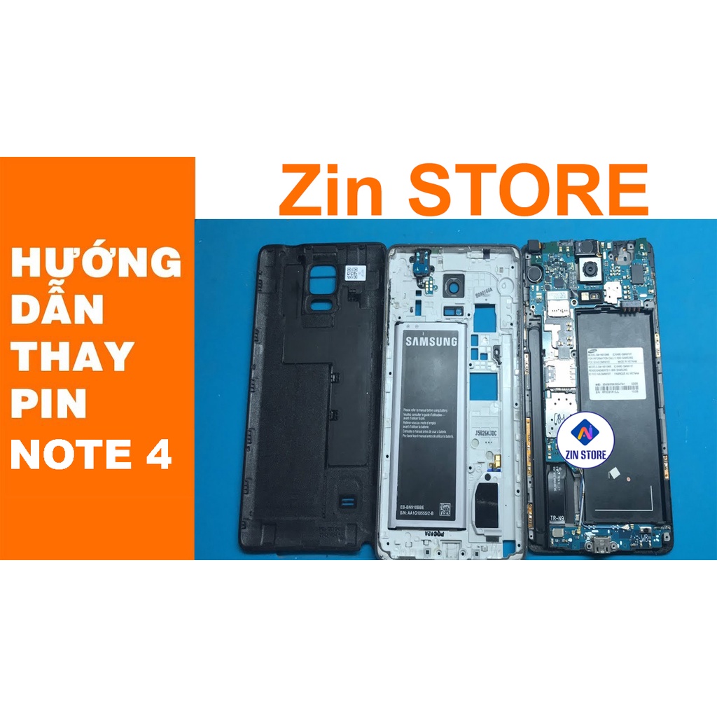 Pin Samsung Note 4 bản 1 sim  dung lượng 3220mAh - Hàng SAMSUNG Việt Nam, Tặng cáp sạc
