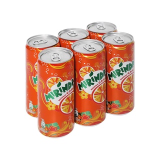 Lon nước ngọt Mirinda vị cam 245ml