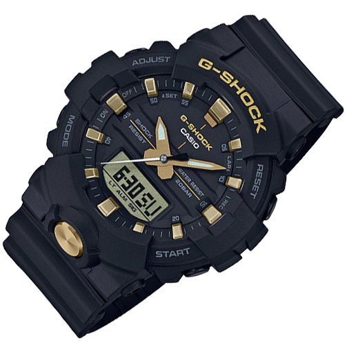 Đồng hồ nam Casio dây nhựa  G-Shock GA-810B-1A9DR chính hãng Mặt vàng Dây Vỏ đen